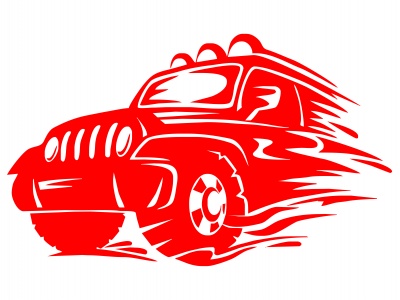 4x4_sziluett_piros